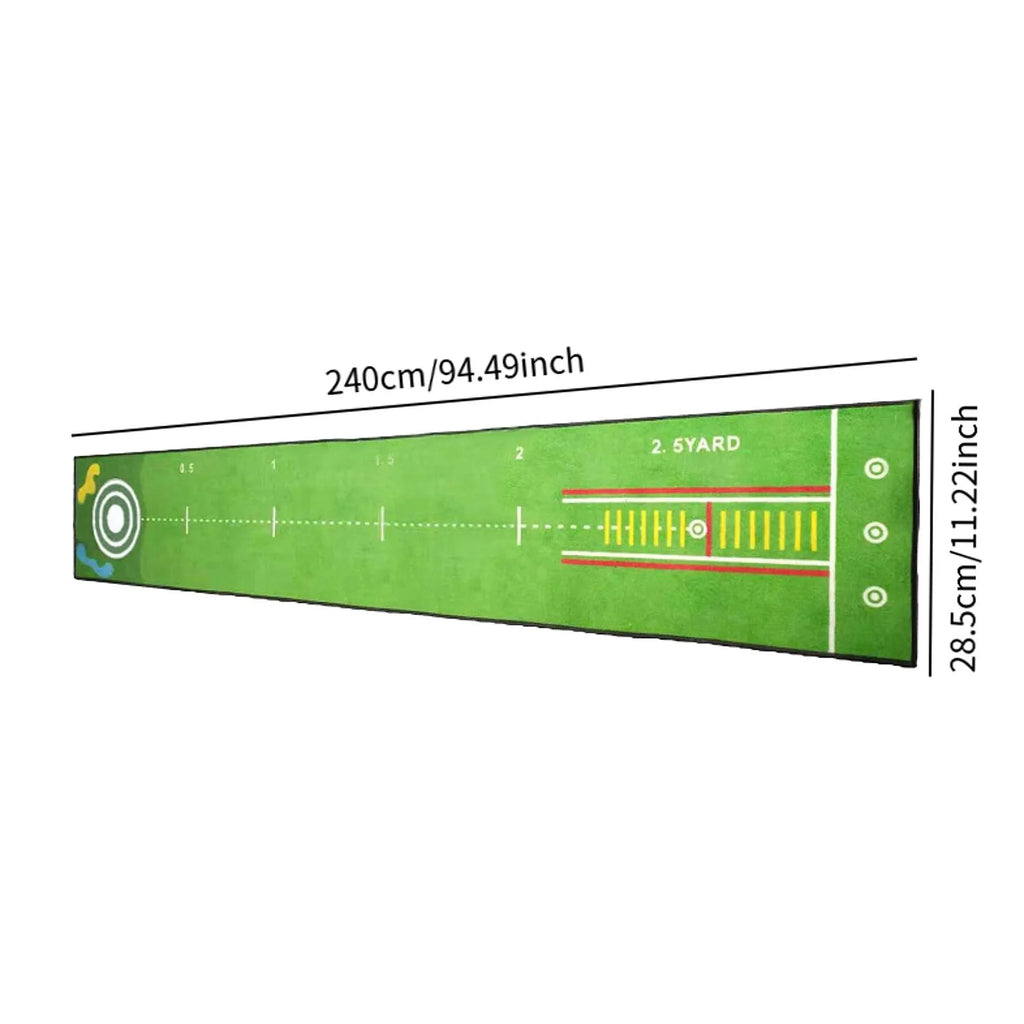Golf Putting Mat – Portable Indoor Practice Green, Gift Set