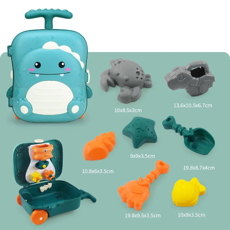 Kids Beach & Sand Toy Set – Bucket & Spade Sandpit Play Toys for Toddlers