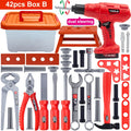Kids Tool Play Set – Electric Toy Drill & Chainsaw Pretend Tool Kit