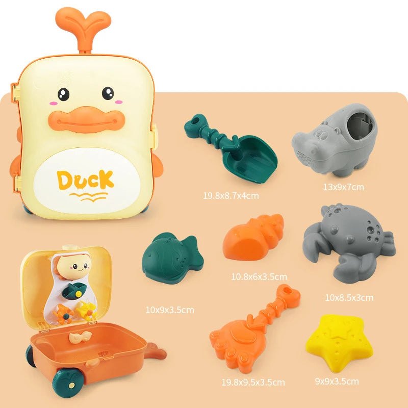 Kids Beach & Sand Toy Set – Bucket & Spade Sandpit Play Toys for Toddlers