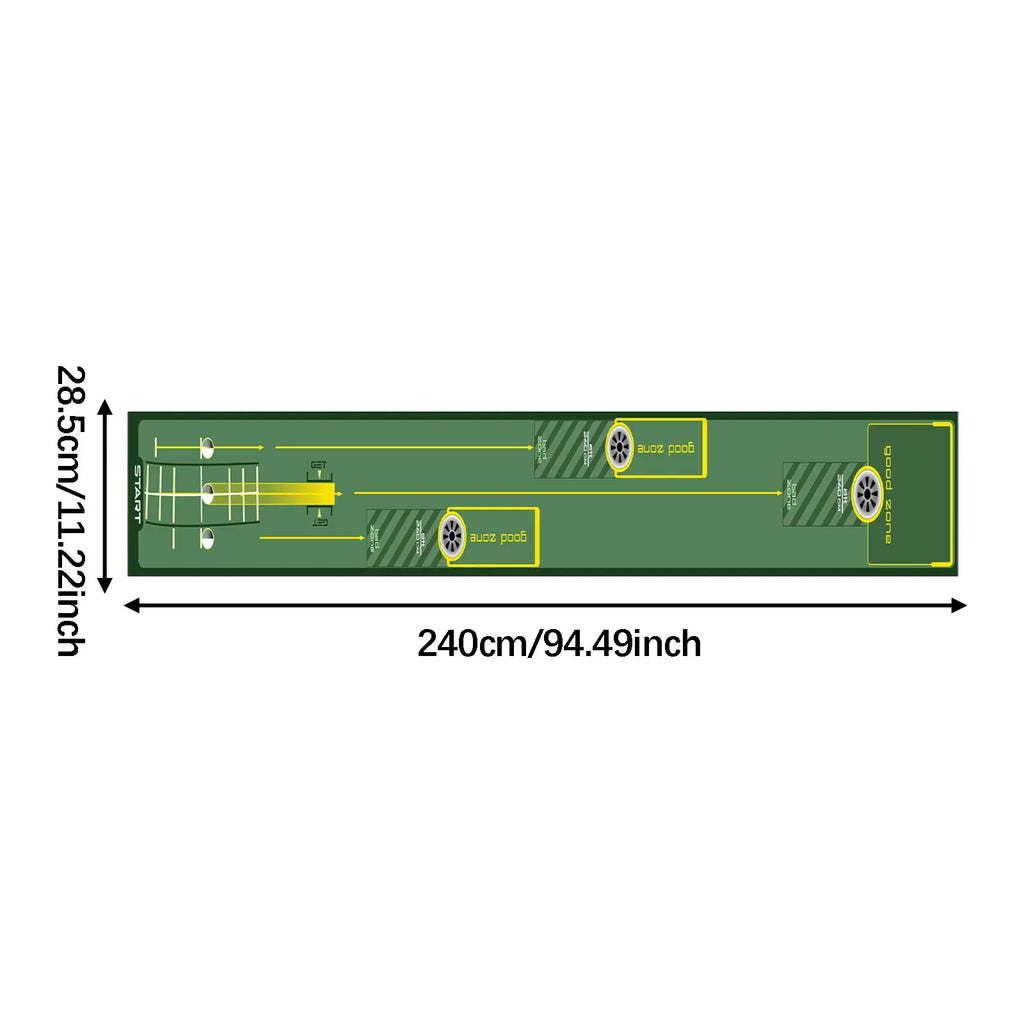 Golf Putting Mat – Portable Indoor Practice Green, Gift Set