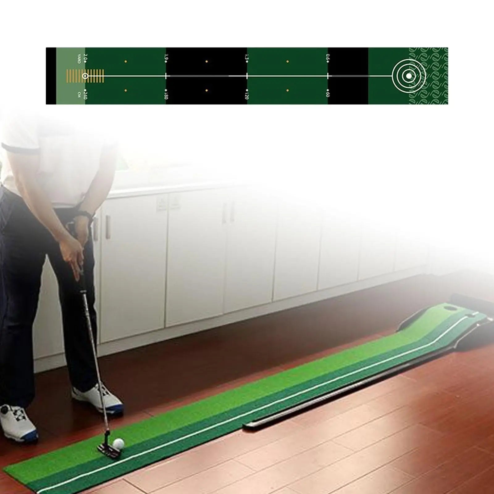 Golf Putting Mat – Indoor Practice Green for Office & Park