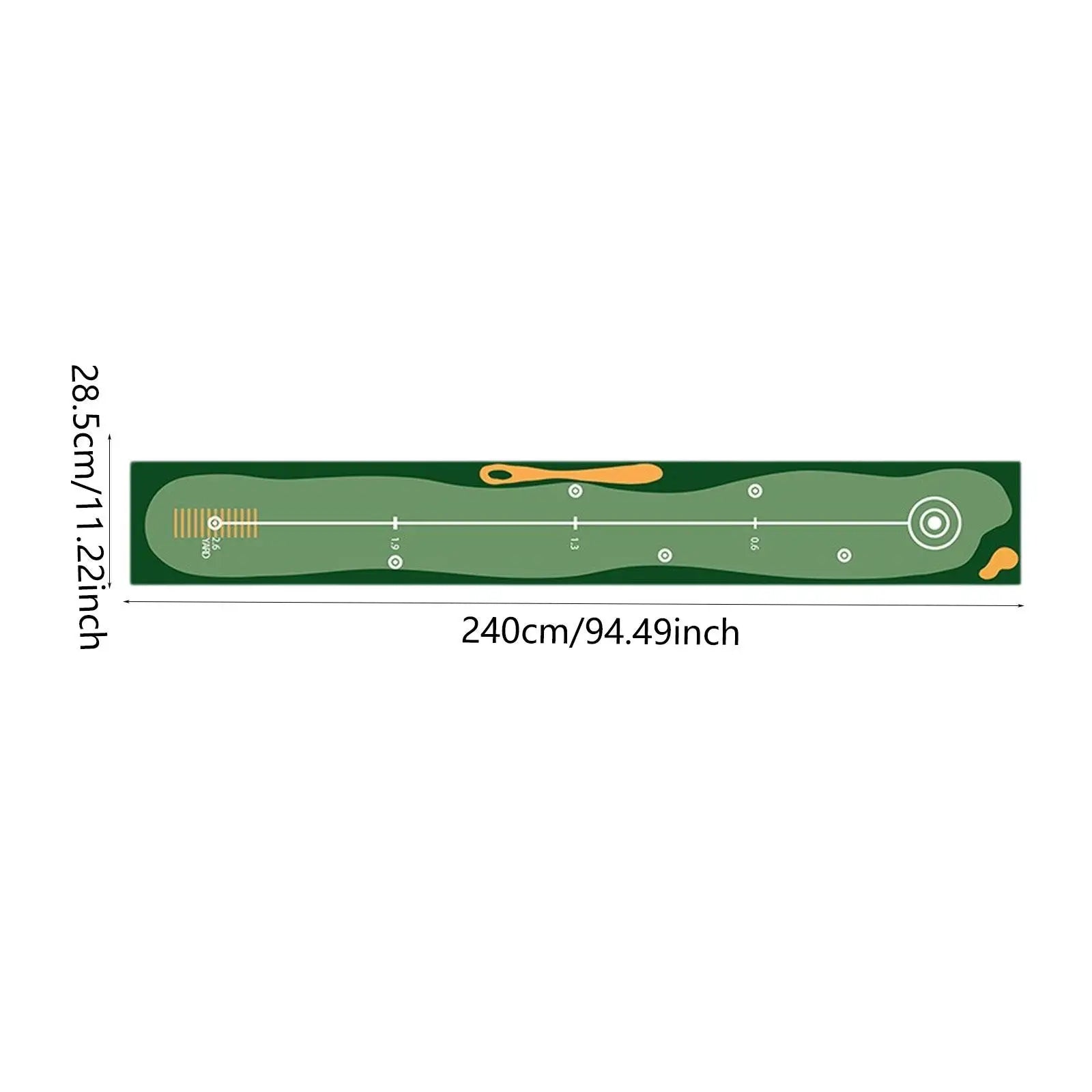 Golf Putting Mat – Portable Indoor Practice Green, Gift Set