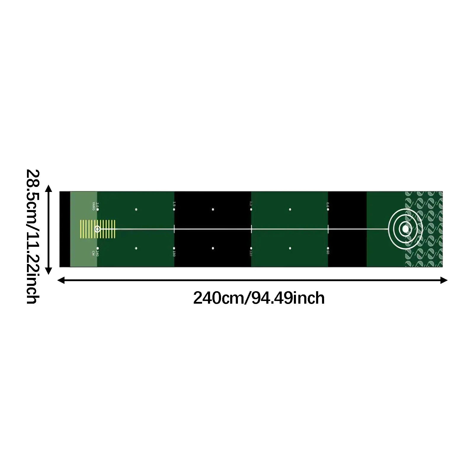 Golf Putting Mat – Portable Indoor Practice Green, Gift Set