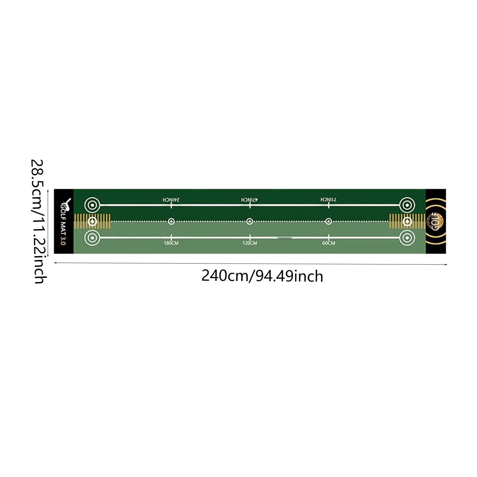Golf Putting Mat – Portable Indoor Practice Green, Gift Set