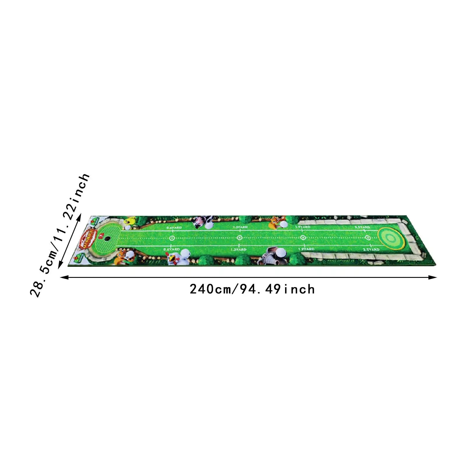 Golf Putting Mat – Indoor Practice Green for Office & Park