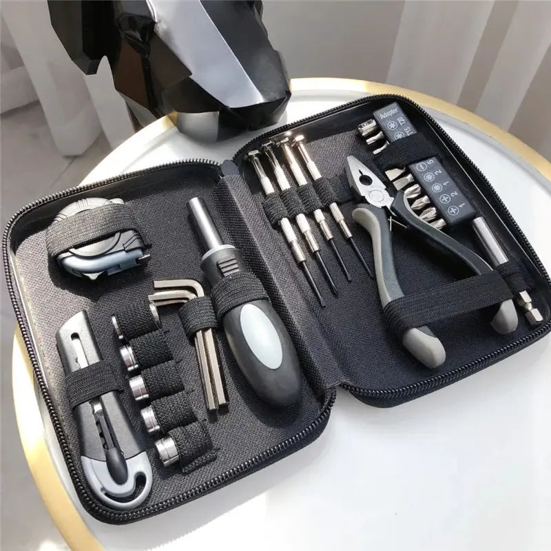 Hardware Tool Set – 27-Piece Home Repair Hand Tool Kit with Storage Case