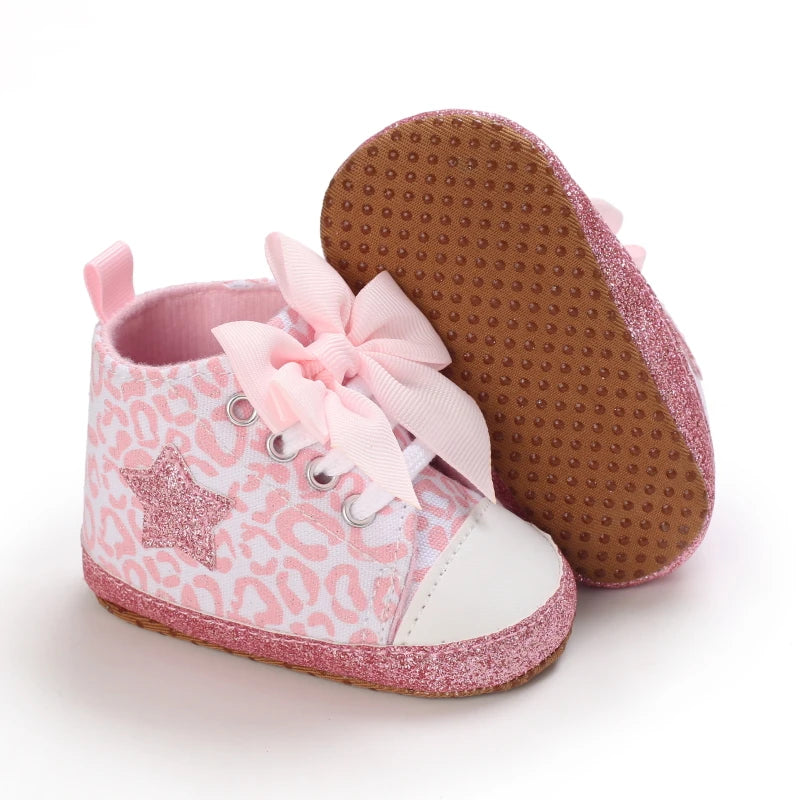 Baby First Walking Shoes – Soft Sole Anti-Slip Casual Sports Shoes, 0-18 Months