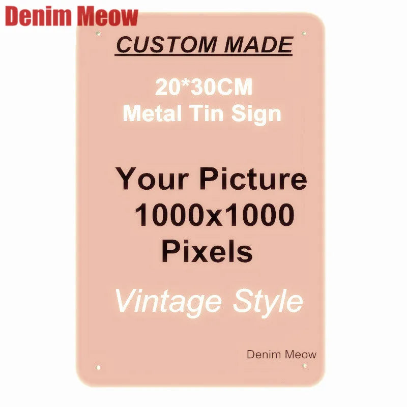 Retro Metal Tin Sign