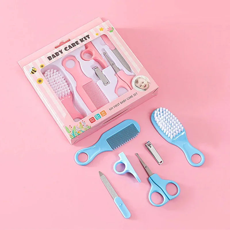 Baby Grooming Kit – 6-Piece Care Set, Hair Comb, Brush, Nail Clipper & Scissors for Toddlers