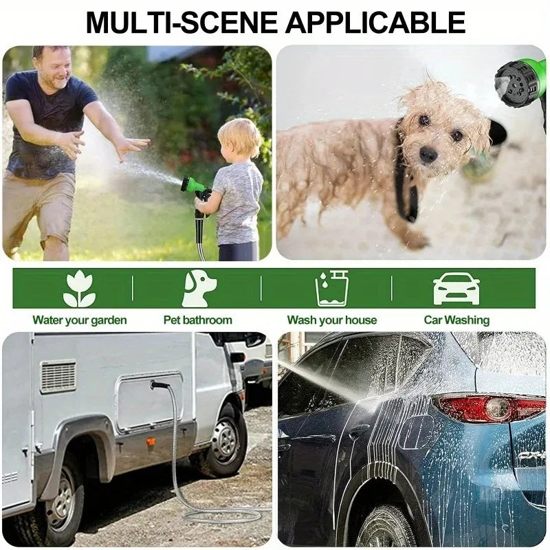 Garden Hose Nozzle – 8-Mode High Pressure Water Spray Gun for Car Wash & Watering