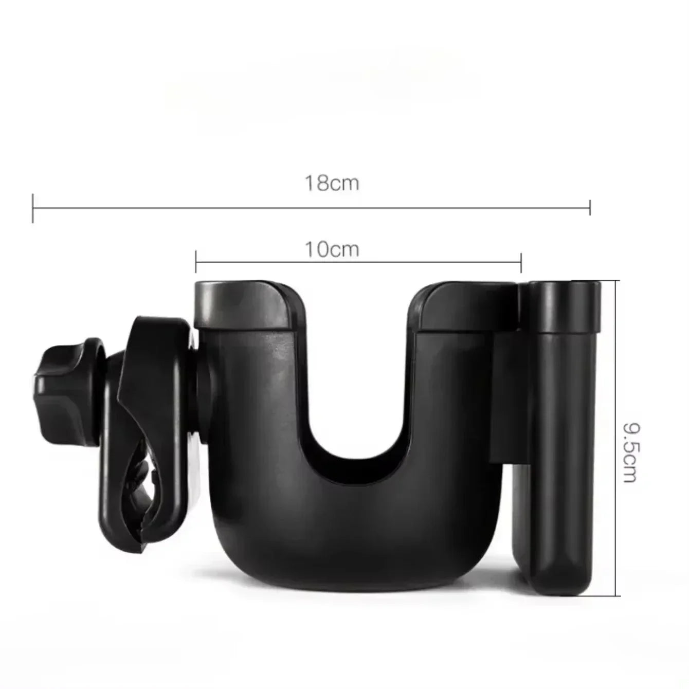 Pram Cup Holder – Anti-Slip Stroller Bottle & Phone Holder, Pram Accessory