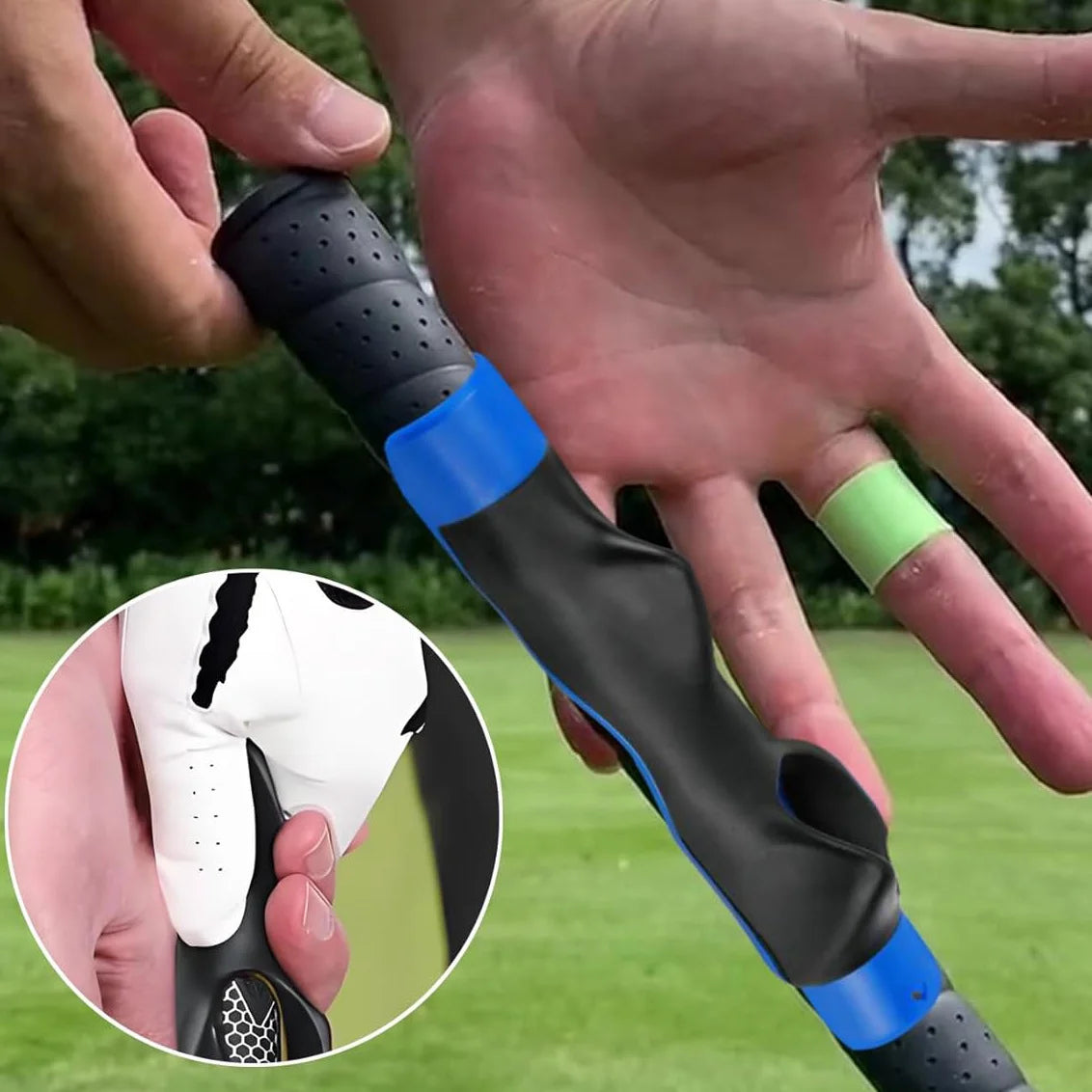 Golf Grip Correction Trainer – Beginner Swing Grip Training Aid