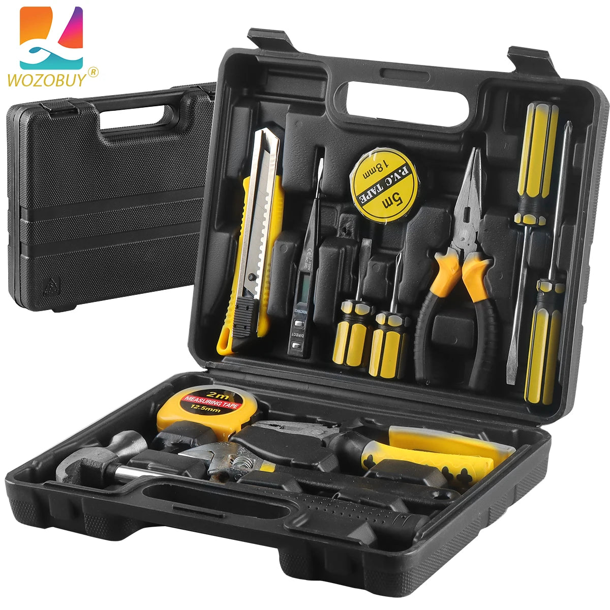 Household Tool Kit with Case – 8 to 13-Piece Home Repair Hand Tool Set