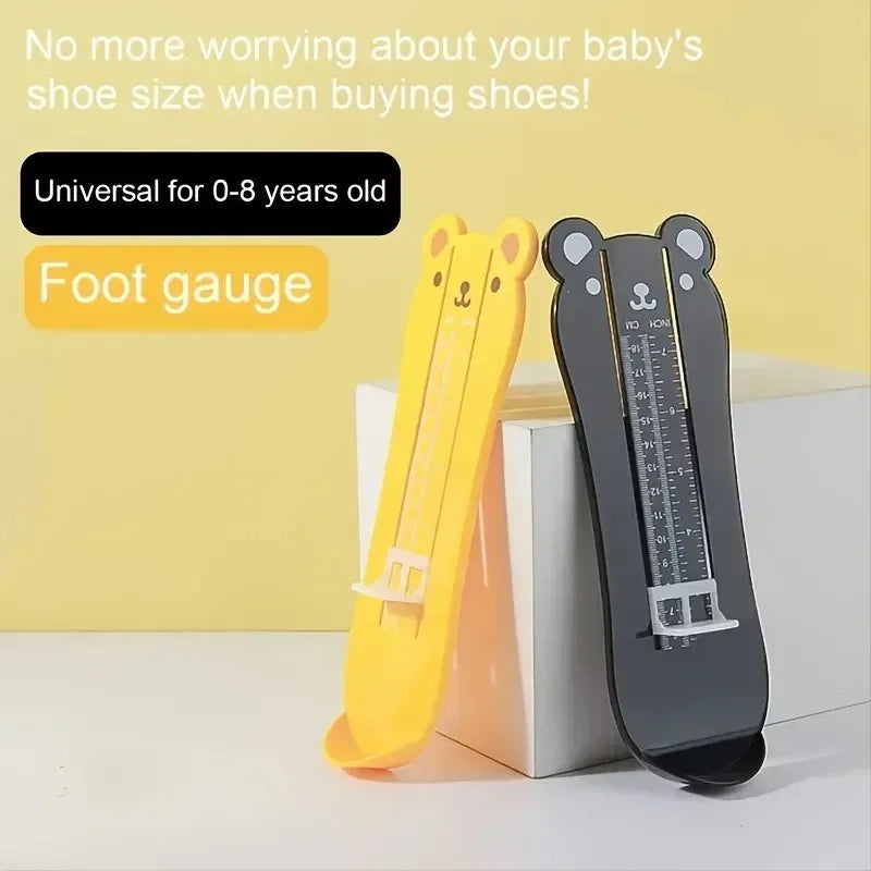 Kids Foot Measuring Device – Shoe Size Gauge & Foot Length Ruler for Infants & Toddlers