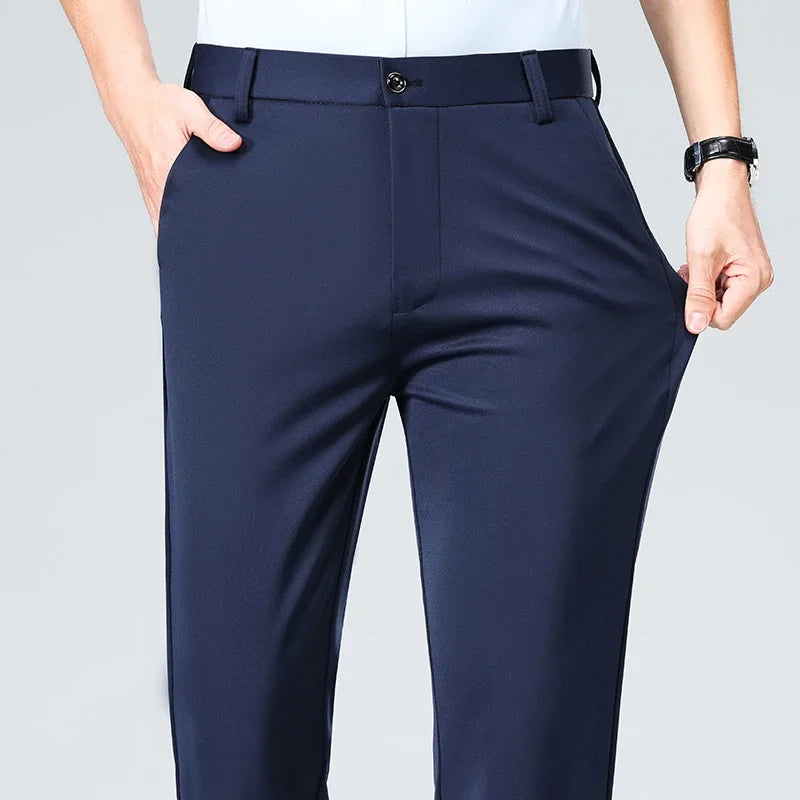 Men's Golf Pants – Quick-Dry Stretch Trousers, Waist 29-40, Multiple Colours