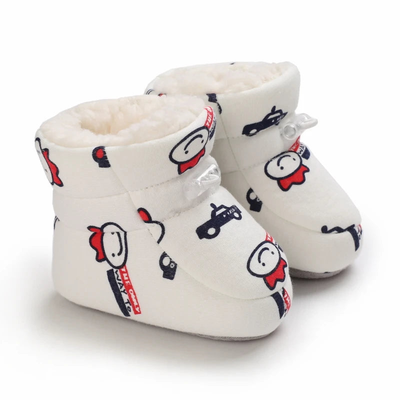 Baby Winter Boots – Soft Sole Anti-Slip Warm Toddler Booties for Boys & Girls
