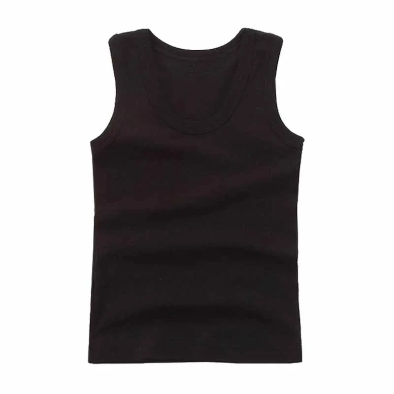 Kids Tank Top Vest – Cotton Sleeveless Undershirt Tees for Boys & Girls, 2-12Y