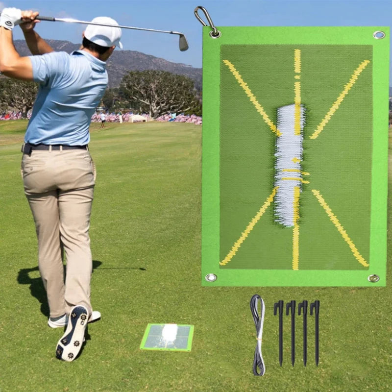 Golf Practice Mat Kit – Complete Indoor Putting Practice Set, Green