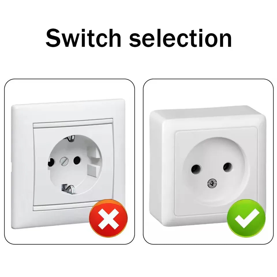 Baby Safety Socket Covers – 10-Pack Child-Proof Power Outlet Plug Protectors, EU