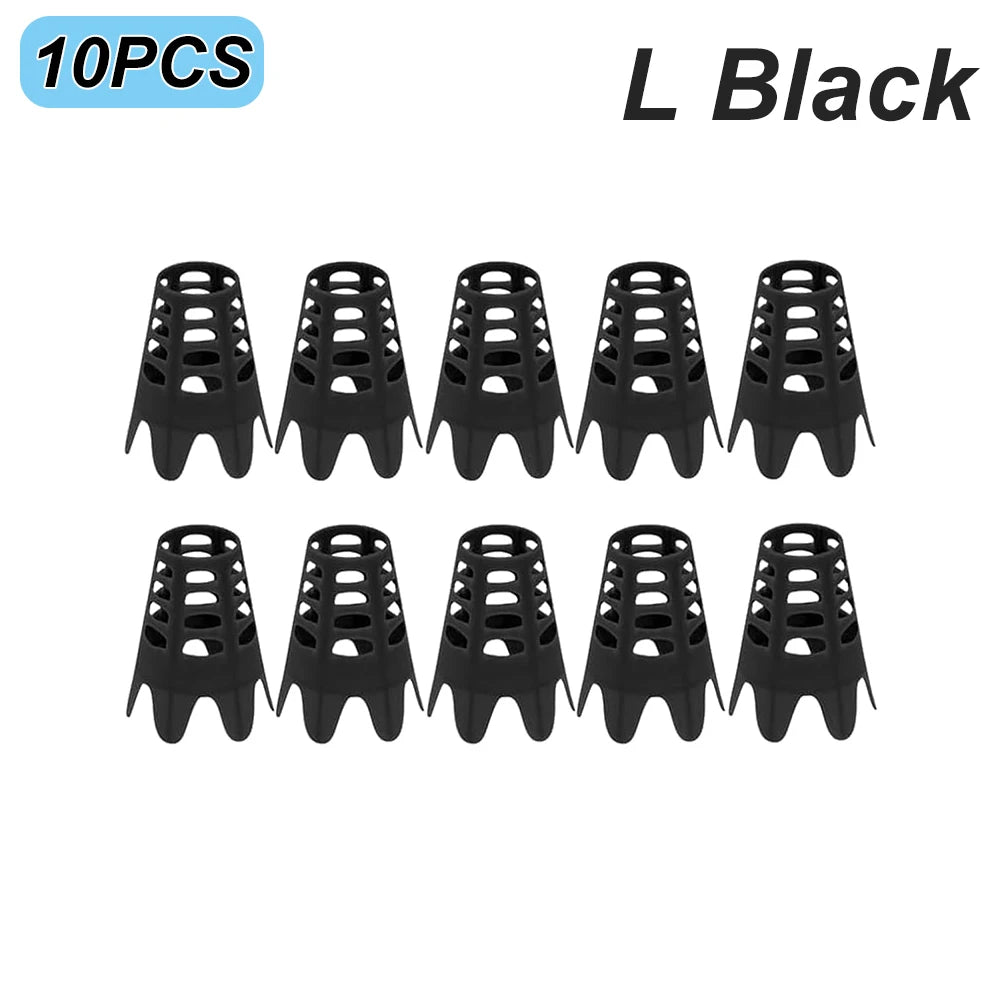 Golf Simulator Tees – Rubber Practice Tees for Hitting Mats, 10-Piece Set