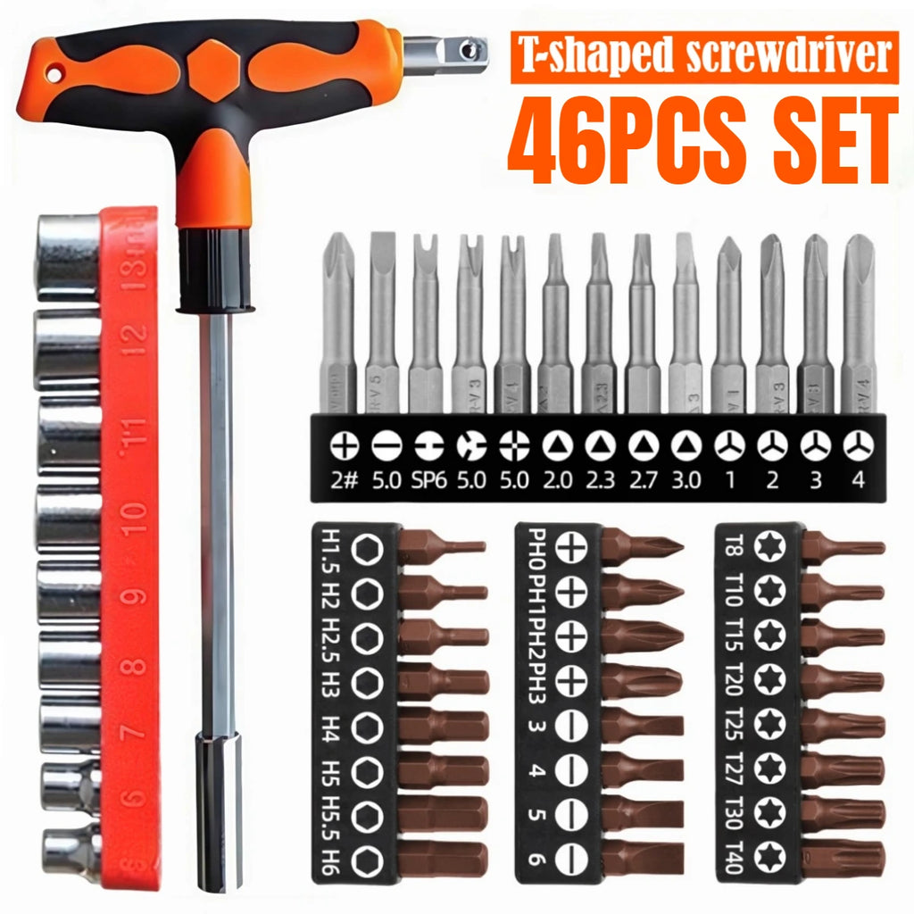 T-Shape Screwdriver Set