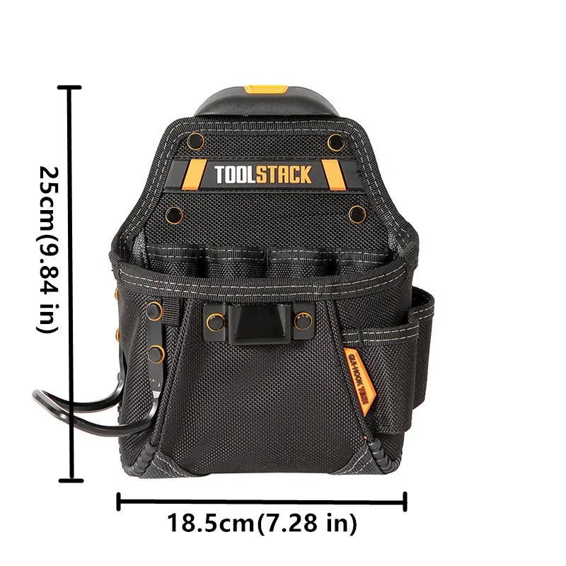 Carpenter Tool Waist Pouch – Heavy-Duty Tool Belt Bag for Electricians