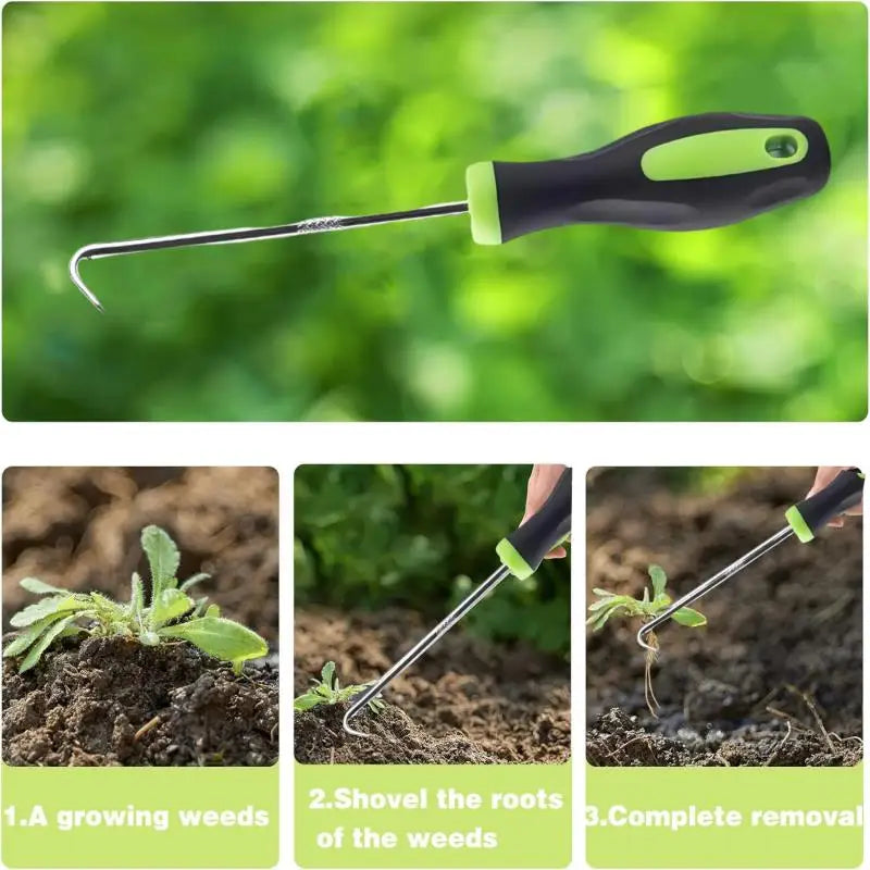 Weed Puller Tool – Heavy Duty Ergonomic Root Remover with Non-Slip Grip for Lawn & Patio