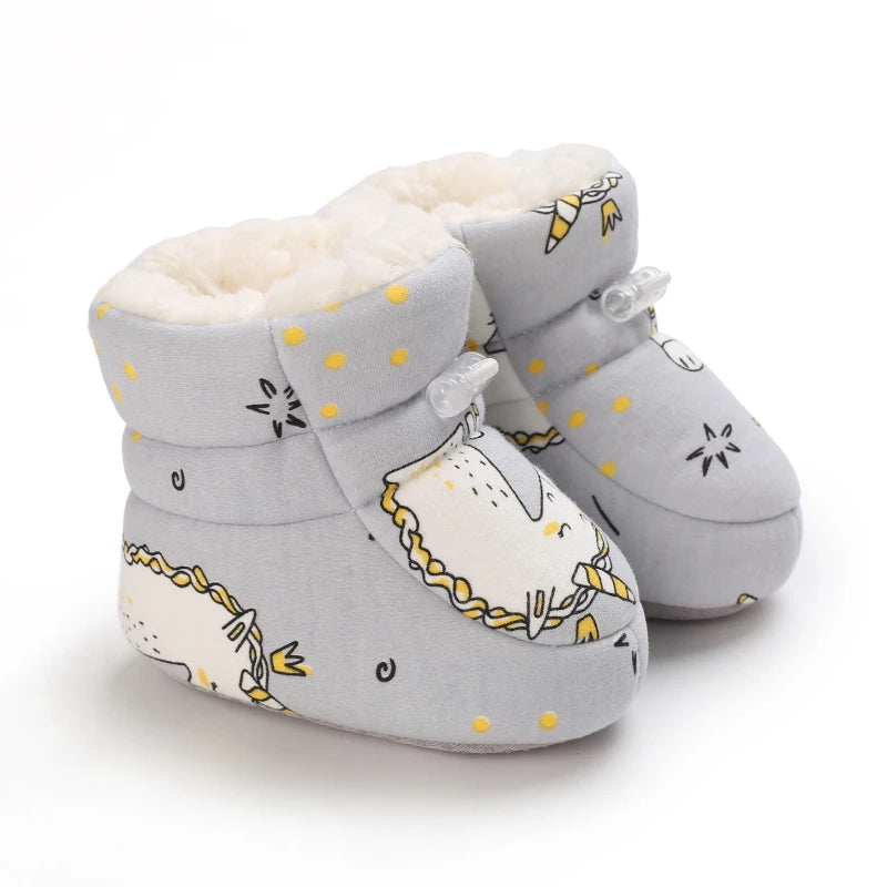 Baby Winter Boots – Soft Sole Anti-Slip Warm Toddler Booties for Boys & Girls