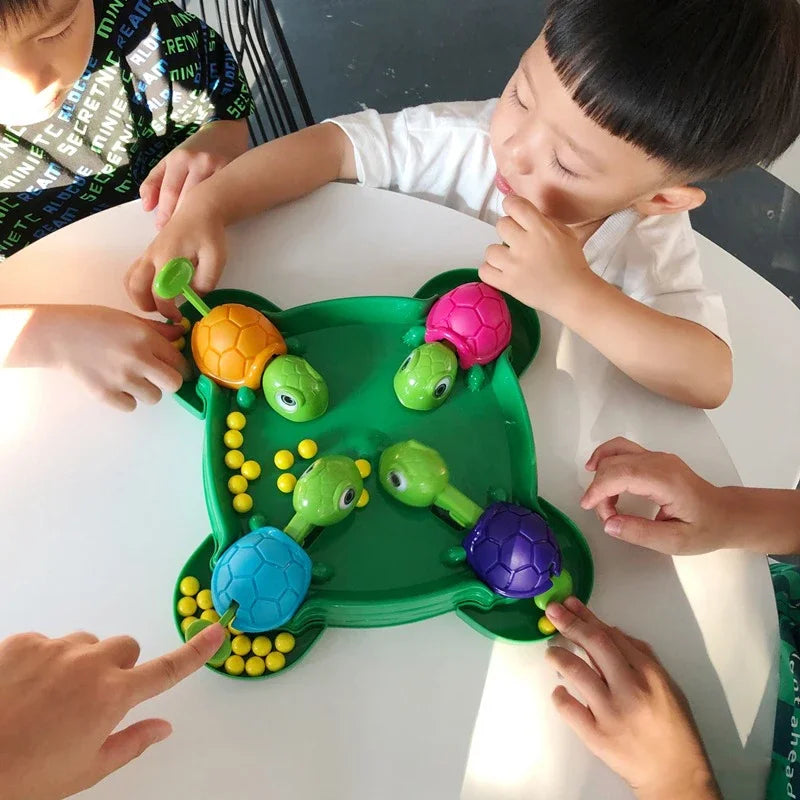 Kids Desktop Game – Turtles Eat Beans Parent-Child Board Game, 36/72 Beans