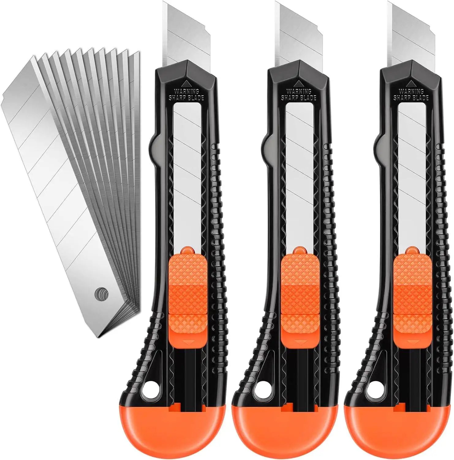 3-Pack Retractable Box Cutter Set