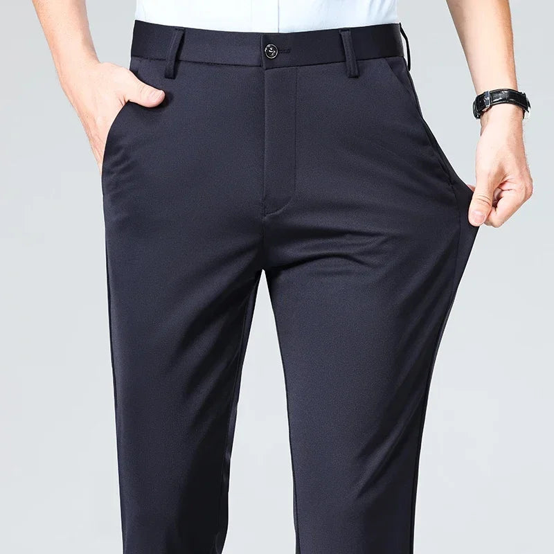 Men's Golf Pants – Quick-Dry Stretch Trousers, Waist 29-40, Multiple Colours