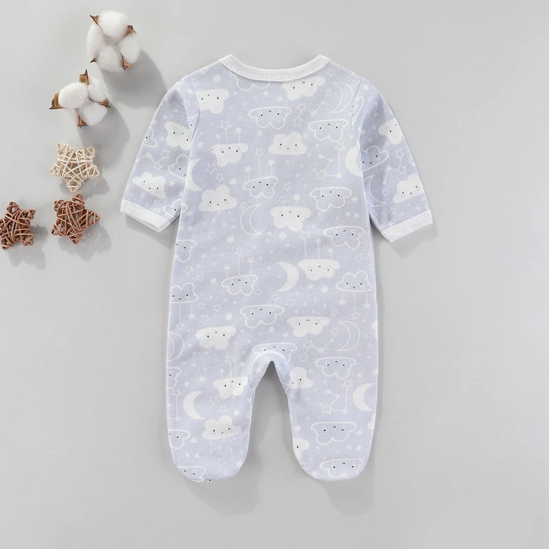 Baby Romper – Soft Newborn Bodysuit Jumpsuit for Boys & Girls, 0-9 Months