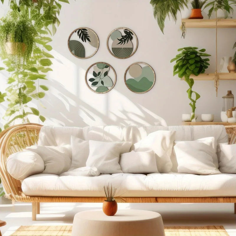 Bohemian Wall Art Set, 4 Pieces