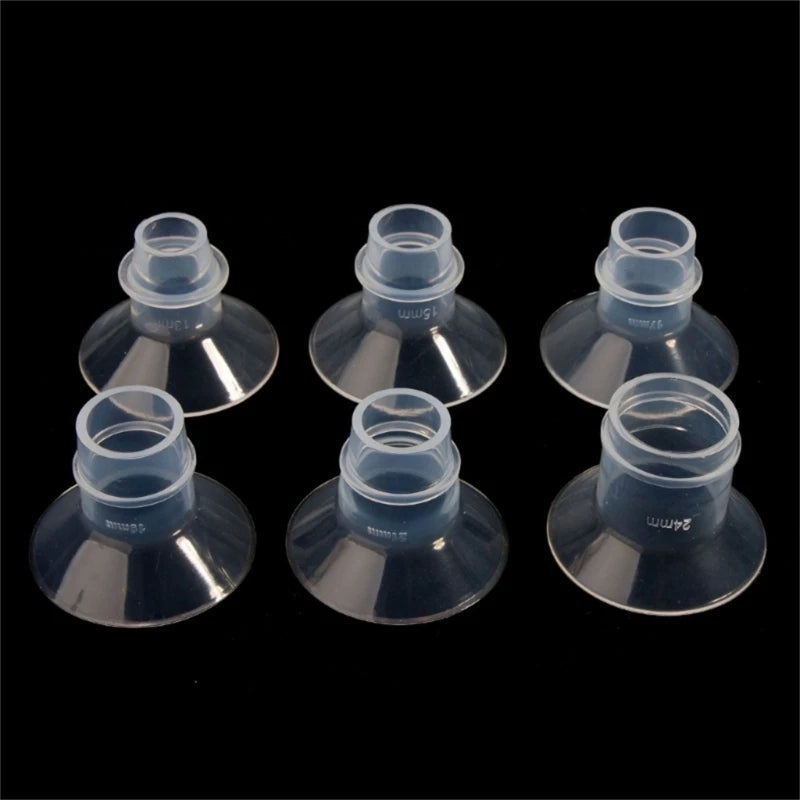 Silicone Flange Inserts – Breast Pump Shield Nipple Tunnel Adapters, 13-26mm