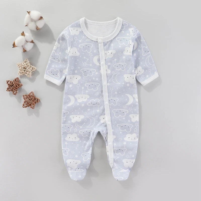 Baby Romper – Soft Newborn Bodysuit Jumpsuit for Boys & Girls, 0-9 Months