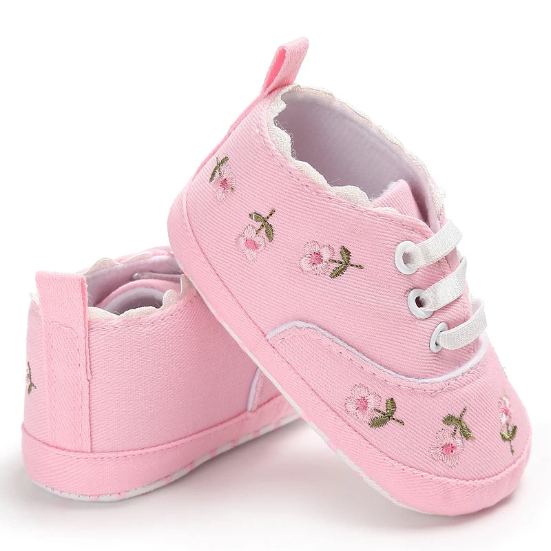 Baby First Walking Shoes – Soft Sole Anti-Slip Casual Sports Shoes, 0-18 Months