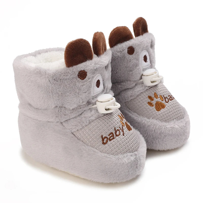 Baby Winter Boots – Soft Sole Anti-Slip Warm Toddler Booties for Boys & Girls