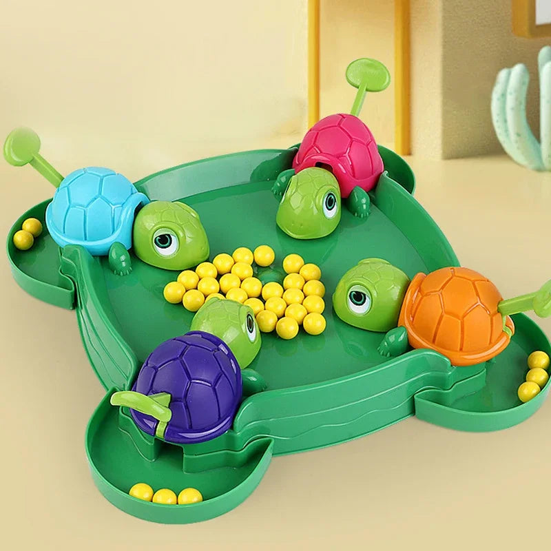 Kids Desktop Game – Turtles Eat Beans Parent-Child Board Game, 36/72 Beans