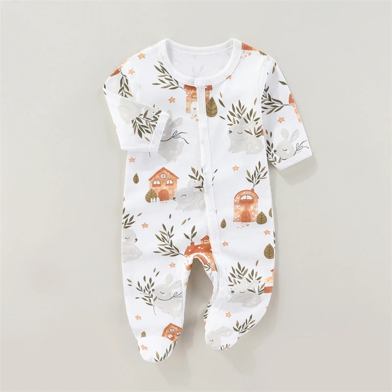 Baby Romper – Soft Newborn Bodysuit Jumpsuit for Boys & Girls, 0-9 Months