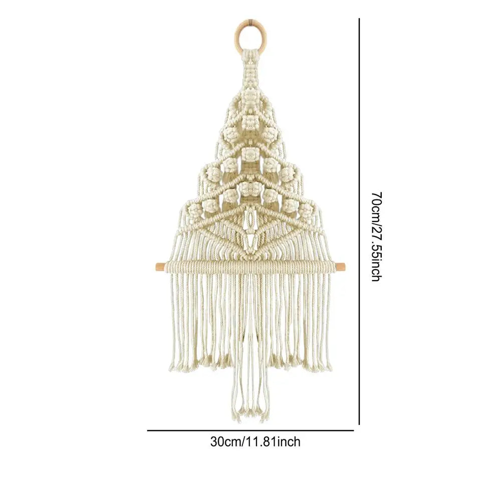 Macrame Wall Hanging – Boho Woven Wall Art Tapestry for Home Decor
