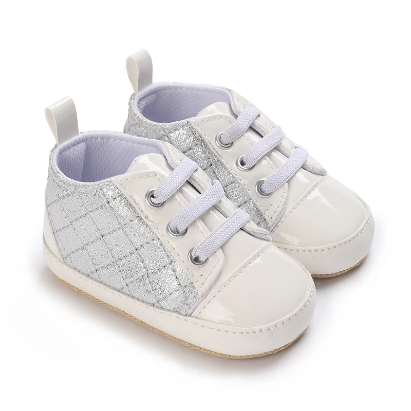 Baby First Walking Shoes – Soft Sole Anti-Slip Casual Sports Shoes, 0-18 Months