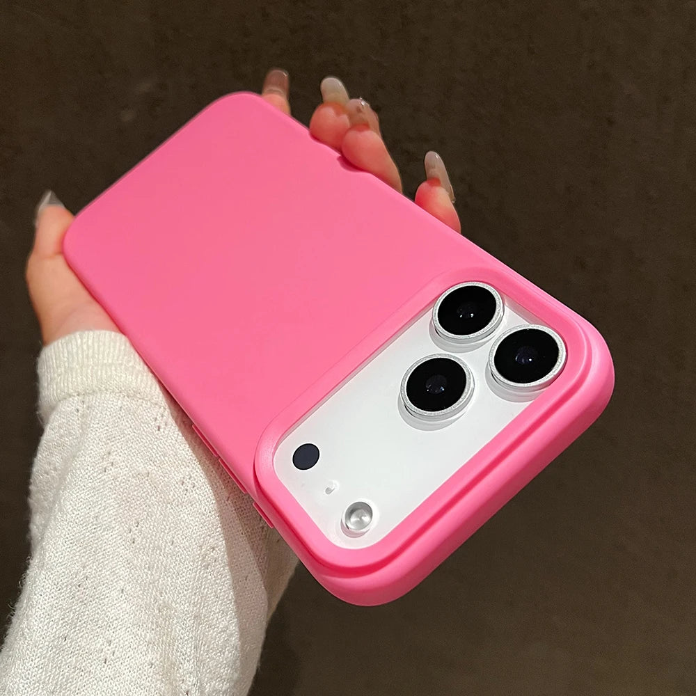 iPhone Case – Candy Colour Matte Silicone Shockproof TPU Cover for iPhone 17 Air & Pro Max