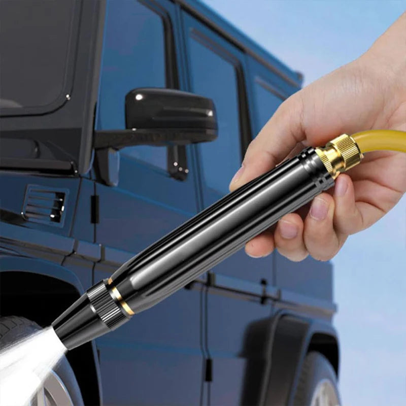 Garden Hose Spray Gun – High Pressure Water Nozzle Sprayer for Car Wash & Watering, Black