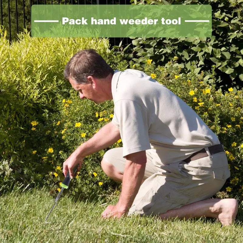 Weed Puller Tool – Heavy Duty Ergonomic Root Remover with Non-Slip Grip for Lawn & Patio