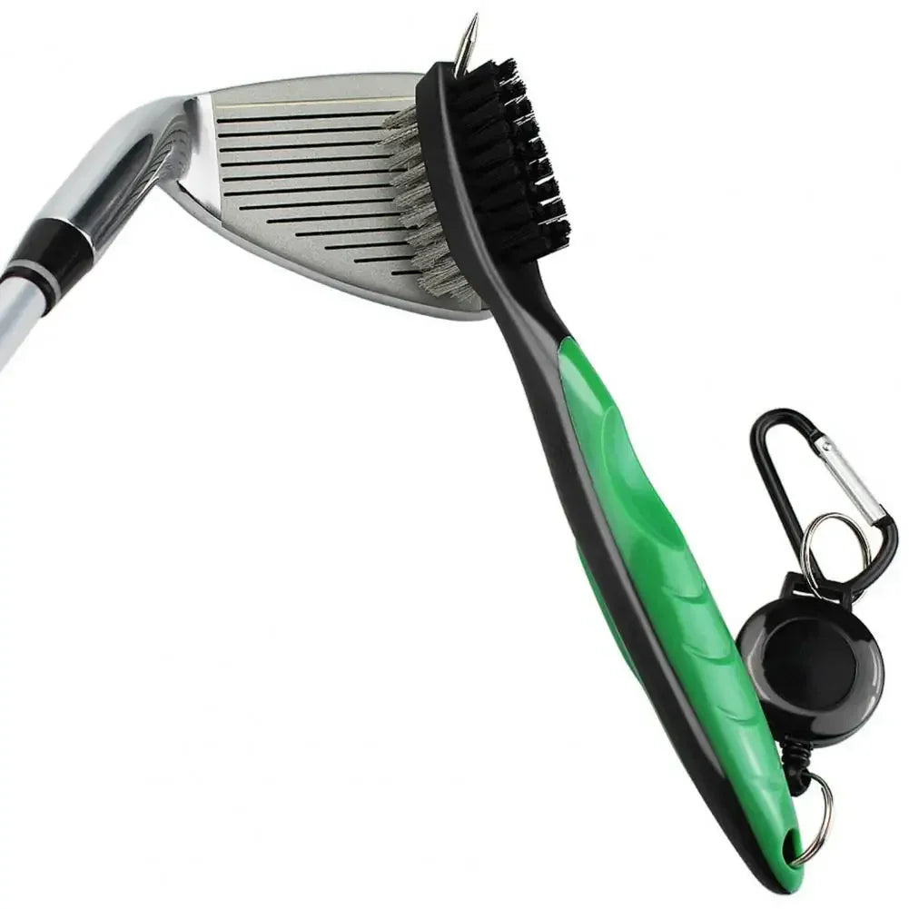 Golf Club Cleaning Brush – 2-Sided Groove Cleaner Tool, Multiple Colours