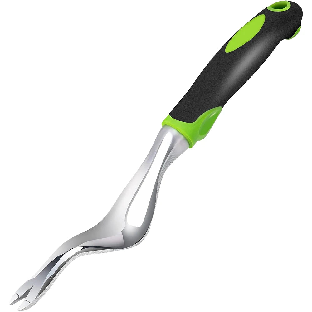Hand Weeder Tool – Ergonomic Weed Puller Digger for Garden Weeding, Green/Orange/Yellow