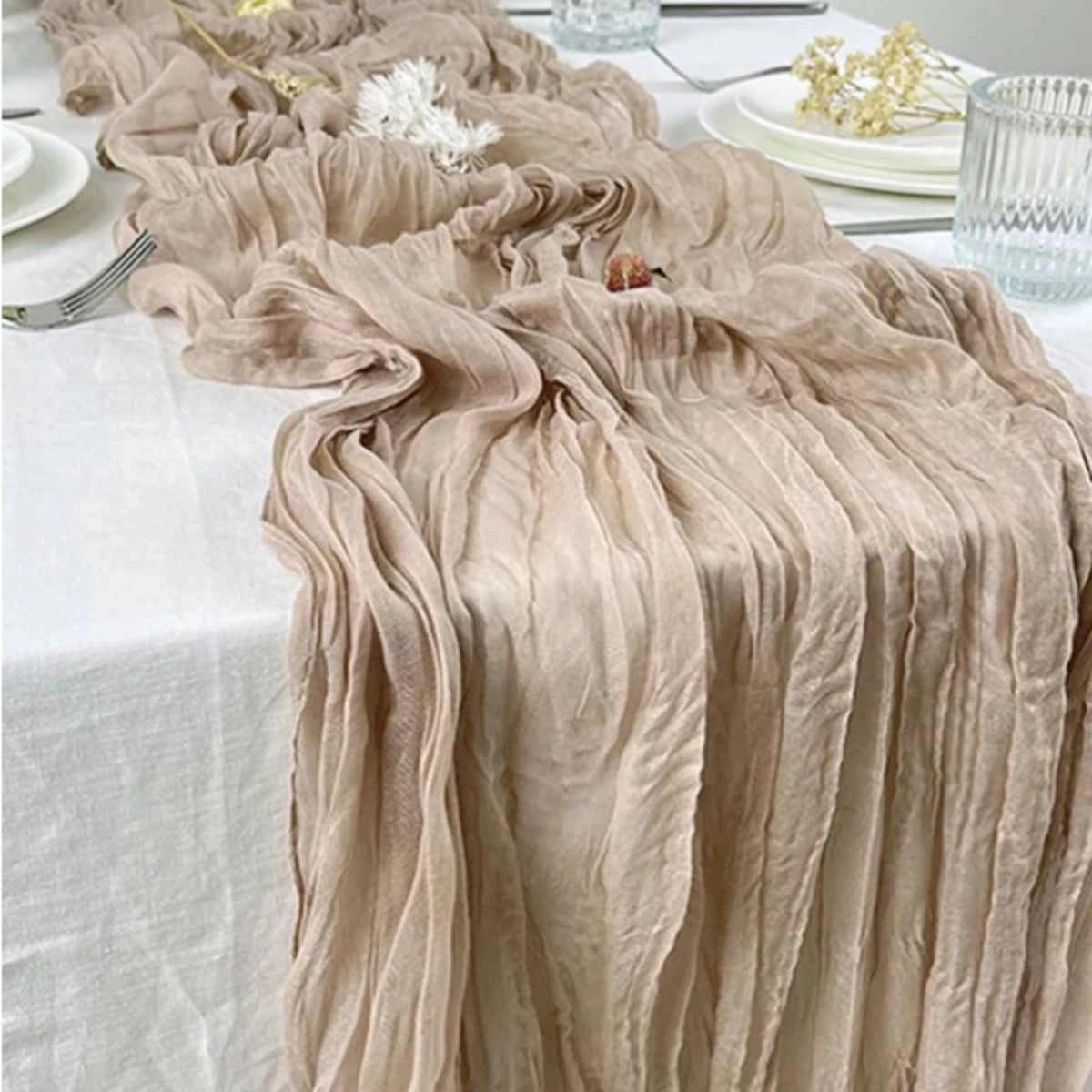 Sheer Gauze Table Runner