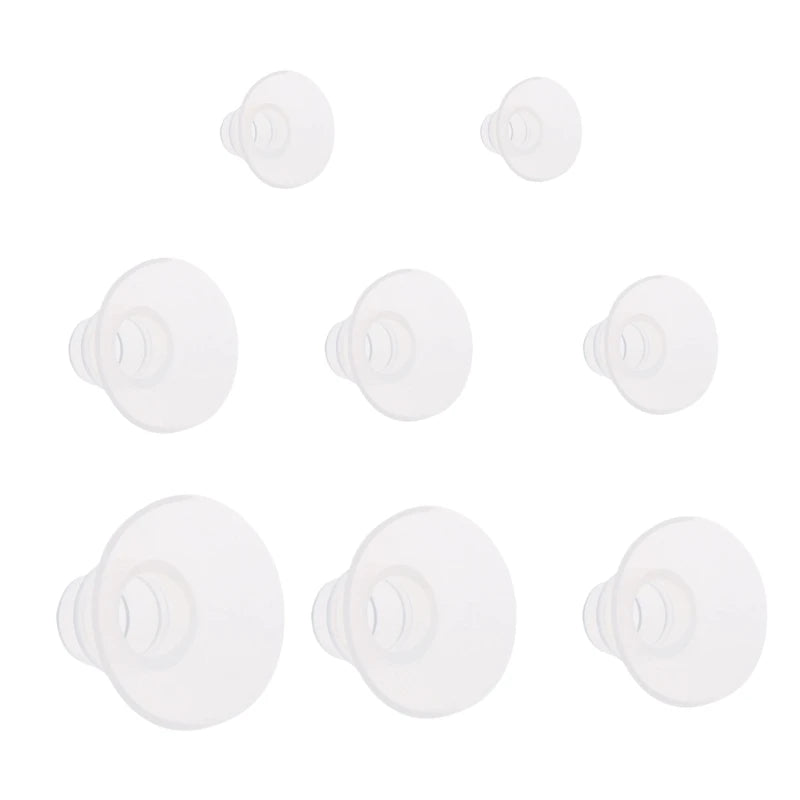 Silicone Flange Inserts – Breast Pump Shield Nipple Tunnel Adapters, 13-26mm