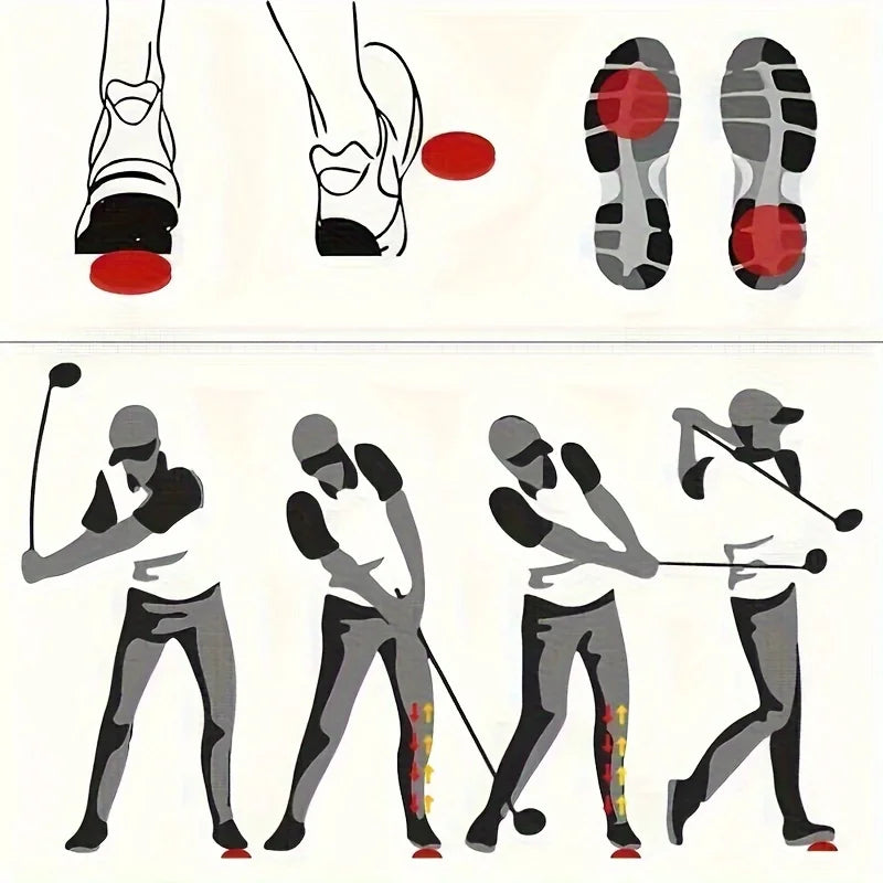 Golf Force Plate Trainer – Swing Speed Training Aid, Pair
